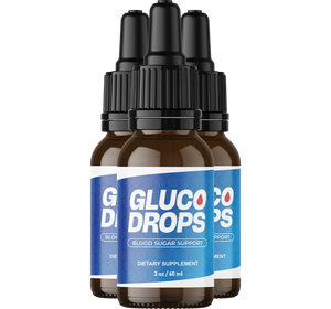 Gluco Drops - 3 bottles