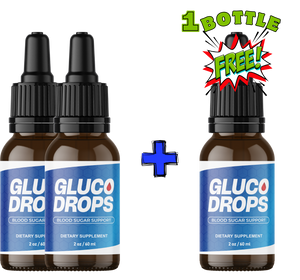 Gluco Drops - 2 bottles + 1 bottles FREE